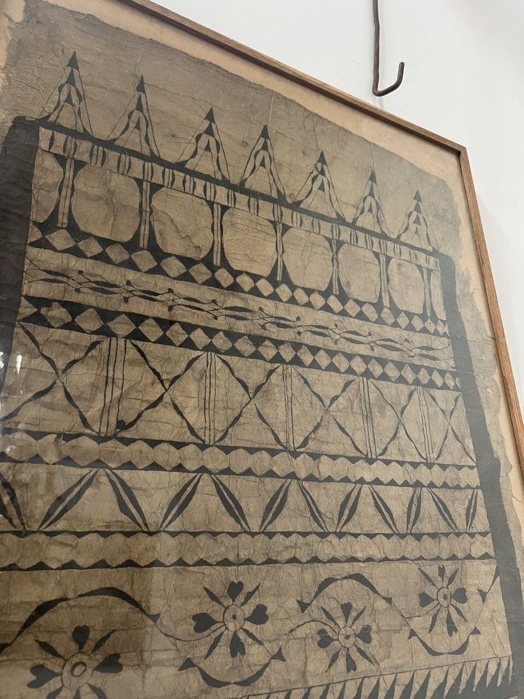 Decorative panel with Polynesian motif, 20th century