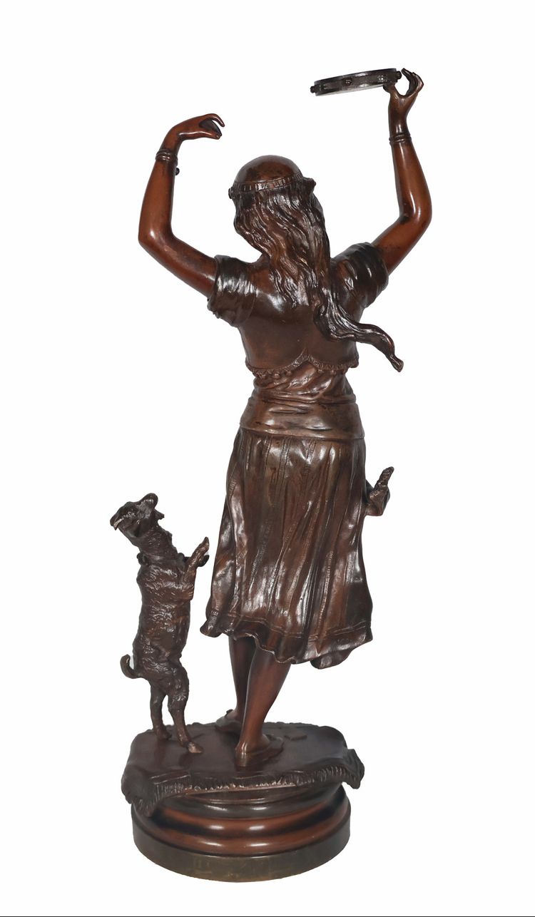 Bronze Esméralda Signé Austria Bergmann 1861-1936