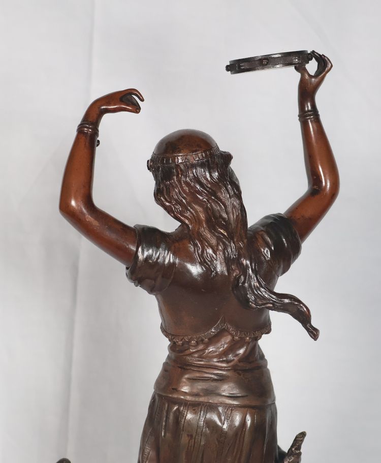 Bronze Esméralda Signé Austria Bergmann 1861-1936