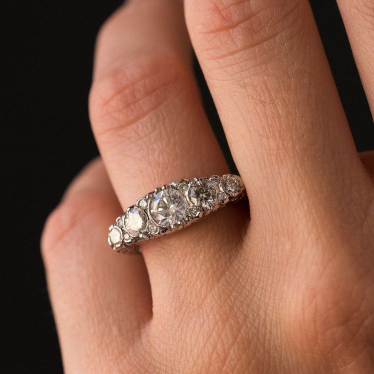 Garter Diamond Ring