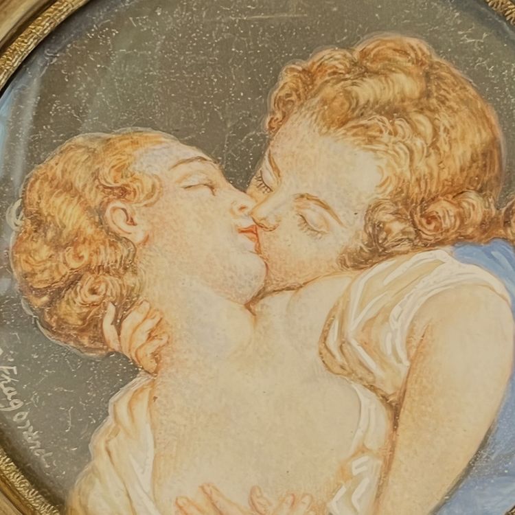 Miniatura da Fragonard, XIX secolo