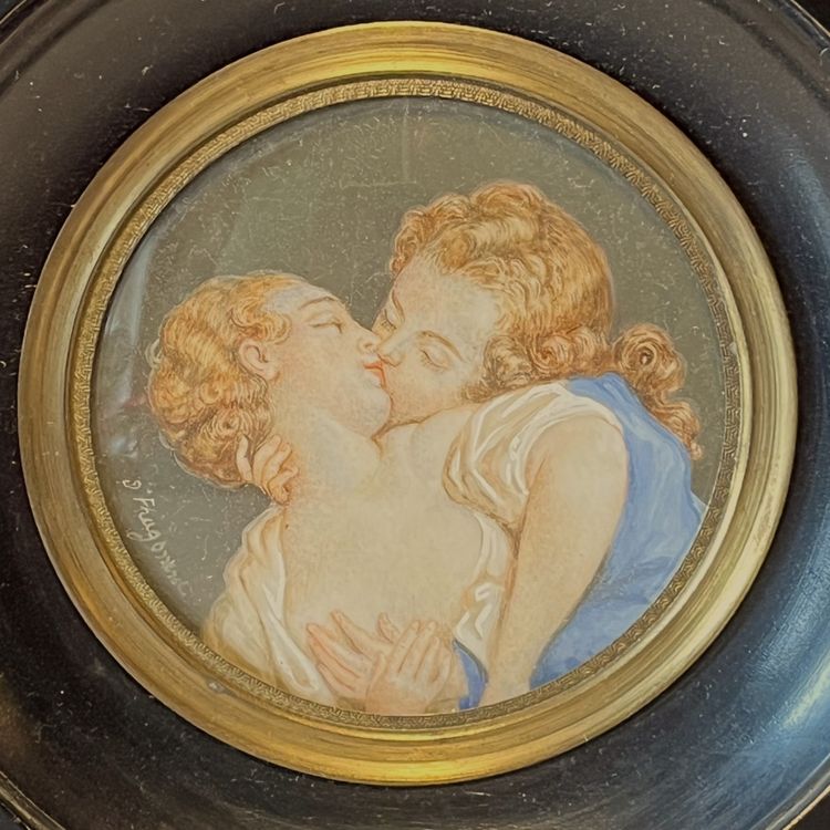 Miniatura da Fragonard, XIX secolo