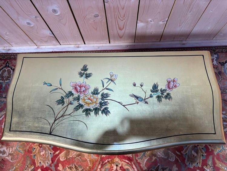 Gilded wooden dresser