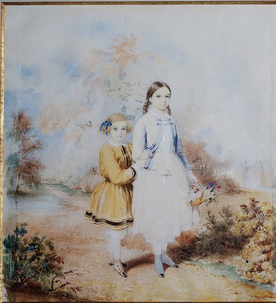 Jeunes filles dans un parc