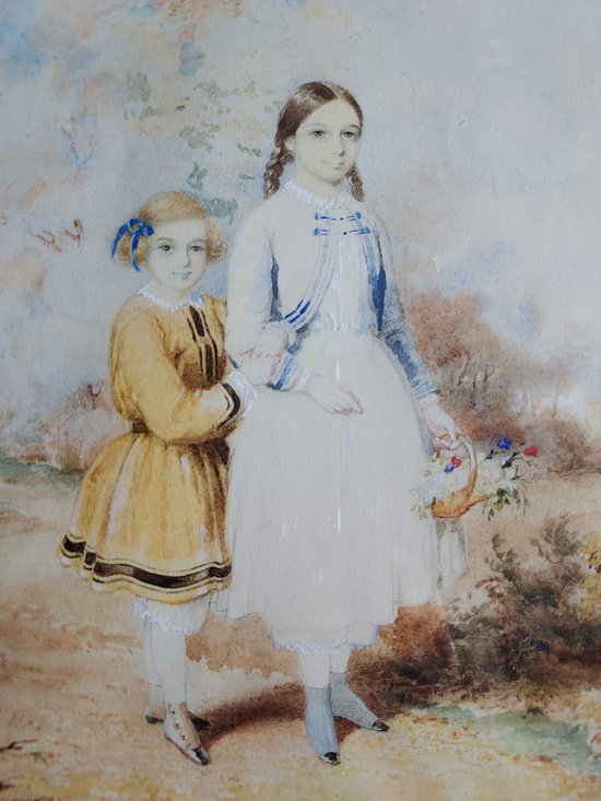 Jeunes filles dans un parc