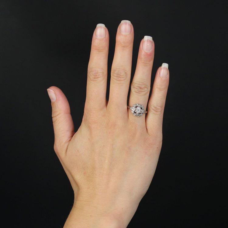Antiker Art-Deco-Diamantring