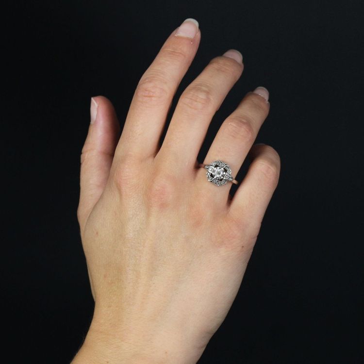 Antiker Art-Deco-Diamantring