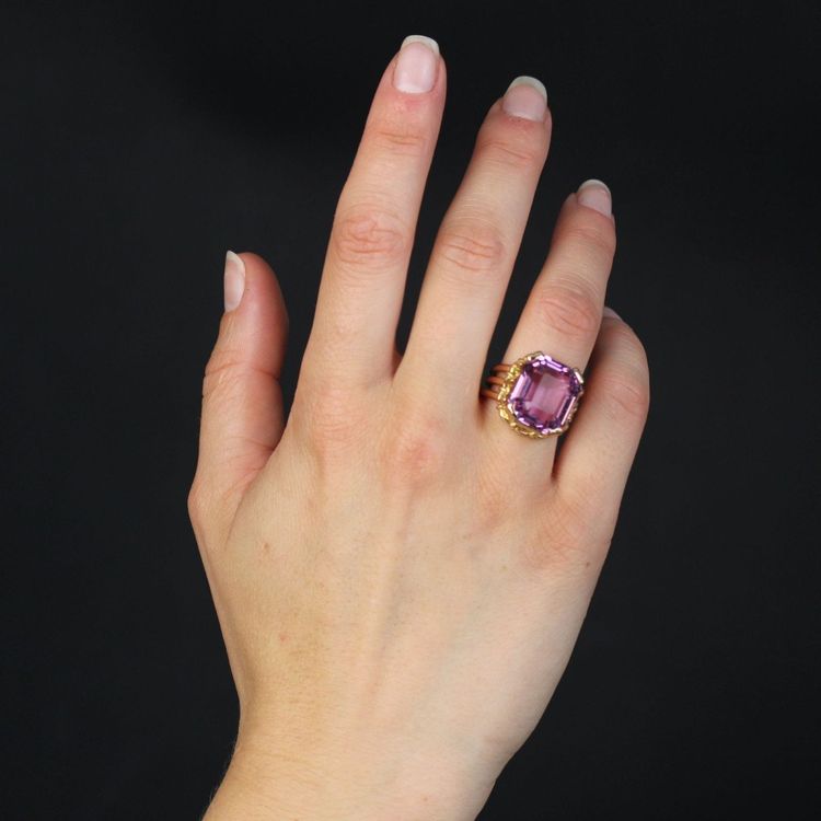 Ancient Kunzite Ring