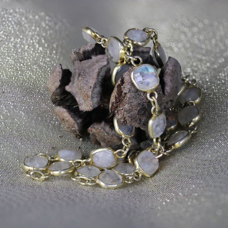 Collier En Pierre De Lune