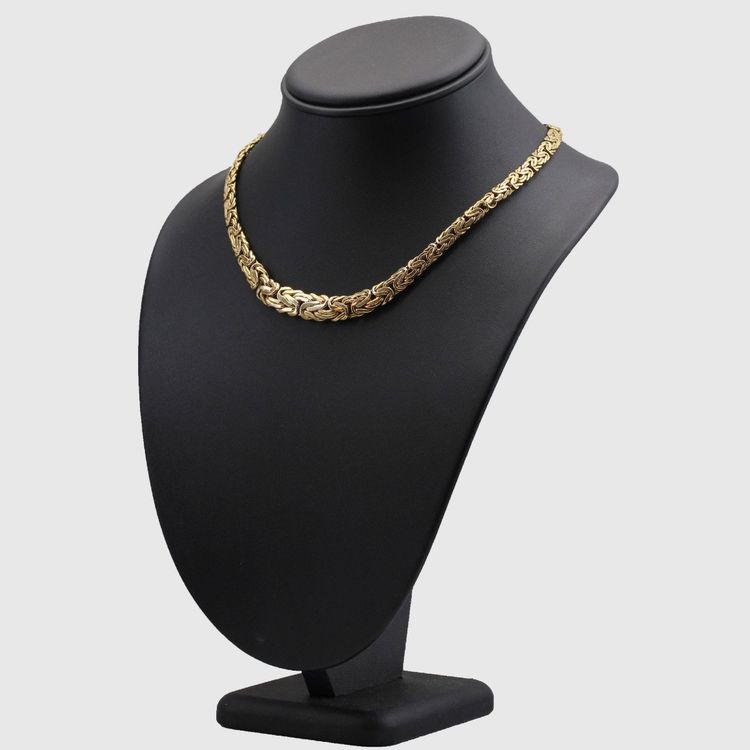 Collier Occasion Or Jaune Maille Entrelacée
