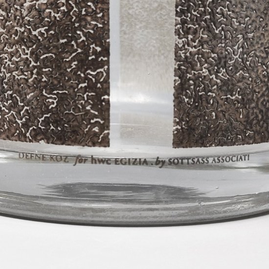 1980 Beautiful Vase by Sottsass Associati for Egizia. Made in Italy