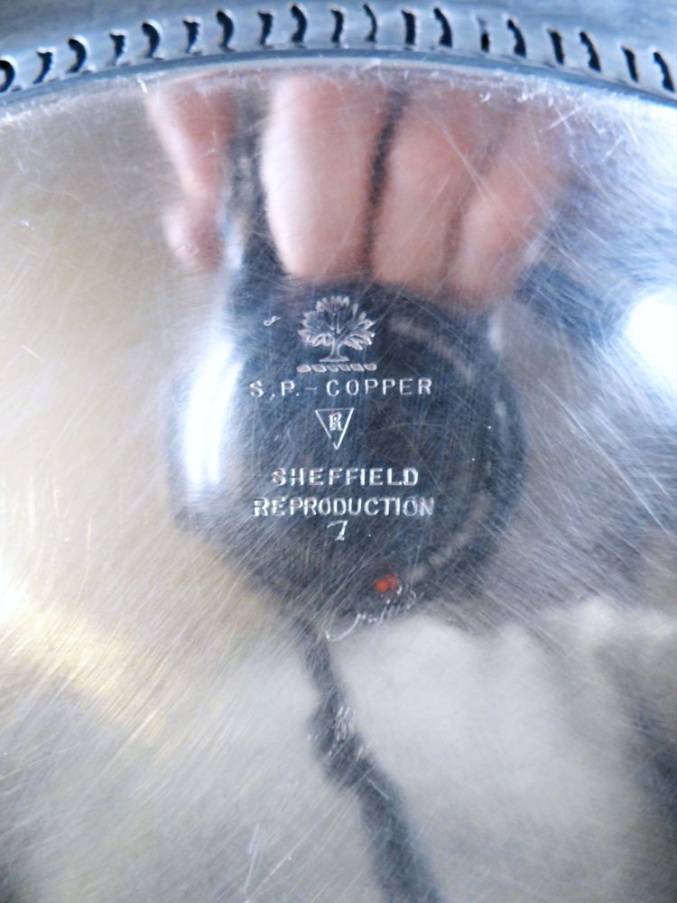 Sheffield versilbertes Trophäentablett Fairfield Horse Show 1935