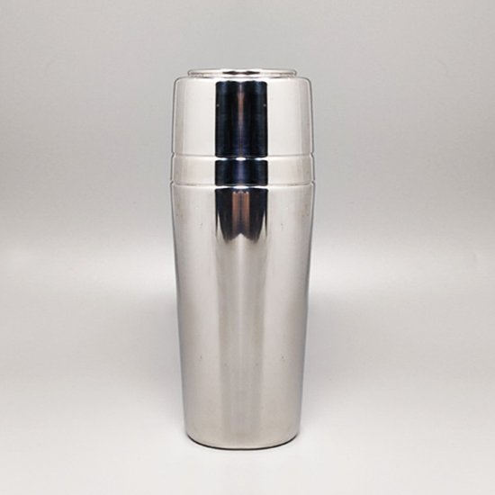 1970 Beautiful cocktail shaker with ice bucket by Mepra. Made in Italy