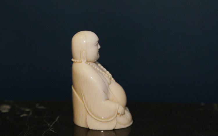 Buddha del XIX secolo, avorio