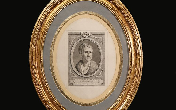 Portrait de J.J. Rousseau, Gravure XIXe