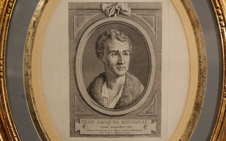 Portrait de J.J. Rousseau, Gravure XIXe