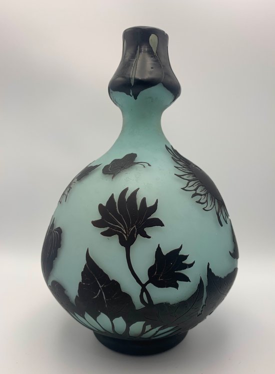 Devez, Vase With Flowers And Butterflies