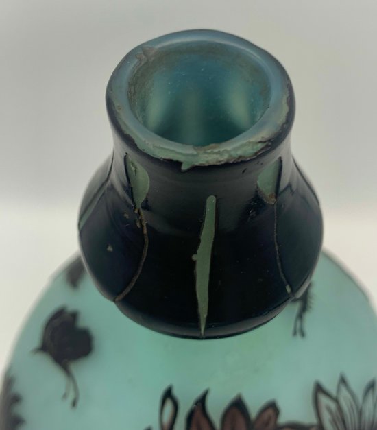Devez, Vase With Flowers And Butterflies