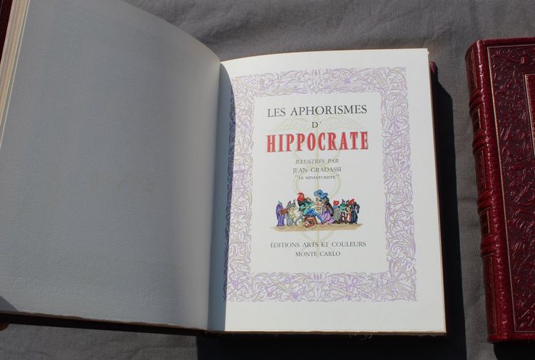 Aforismi di Ippocrate Illustrazioni Jean Gradassi Volume 1 e 2