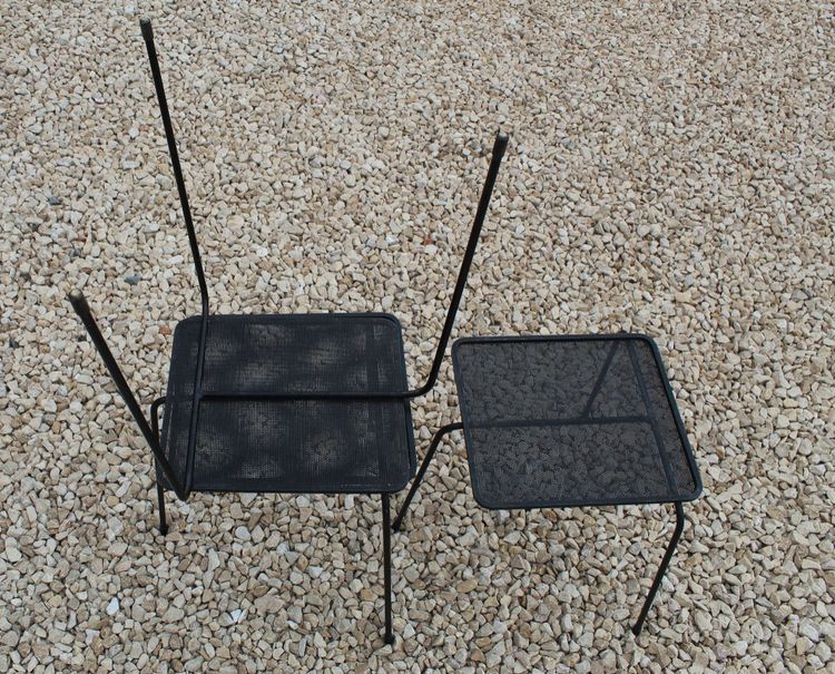 3 Soumba-Satztische von Mathieu Matégot, ca. 1953