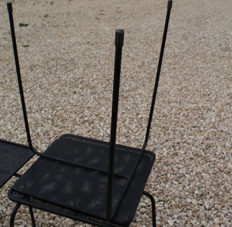 3 Soumba-Satztische von Mathieu Matégot, ca. 1953