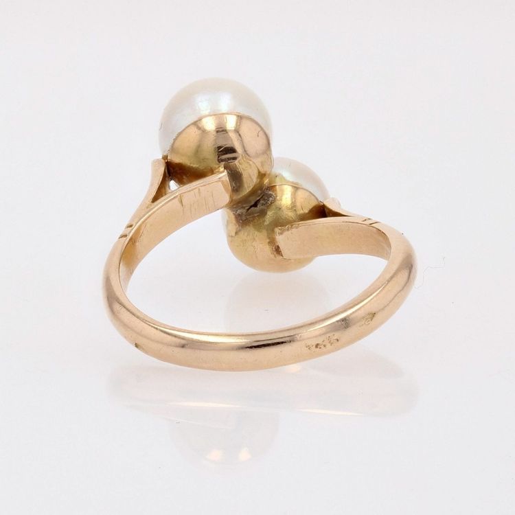 Zuchtperlen-Duo-Ring