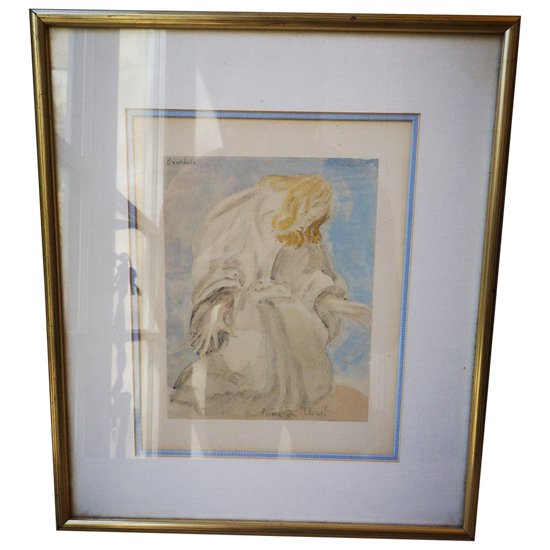 Antoine Bourdelle (after) - Prayer of Christ - Signed lithograph