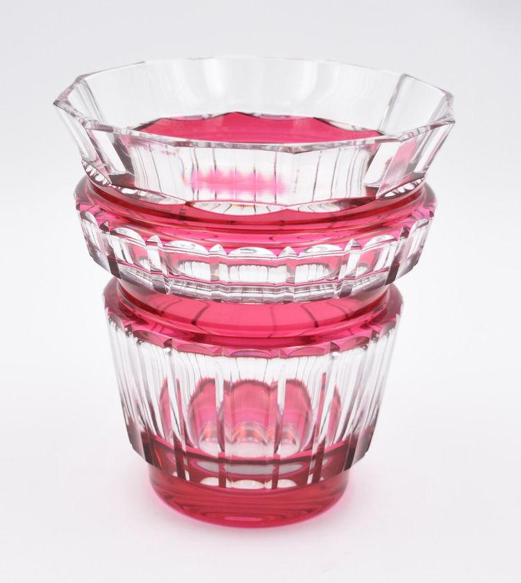 Bolero Crystal Vase by Charles Graffart for Val Saint Lambert