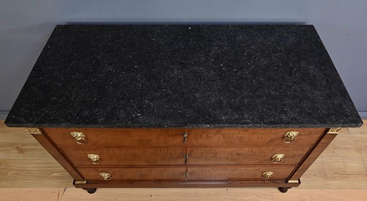 Commode Retour d’Égypte en Acajou, époque Empire – Début XIXe