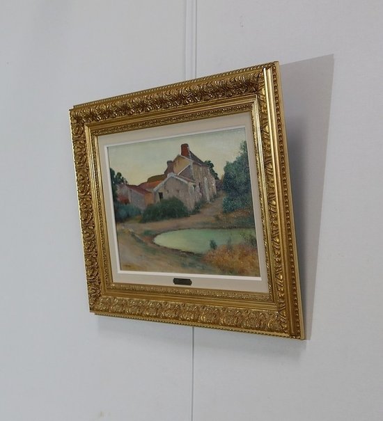  Tableau « Scène Champêtre », signé C. Perron – Début XXe 