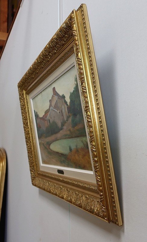  Tableau « Scène Champêtre », signé C. Perron – Début XXe 