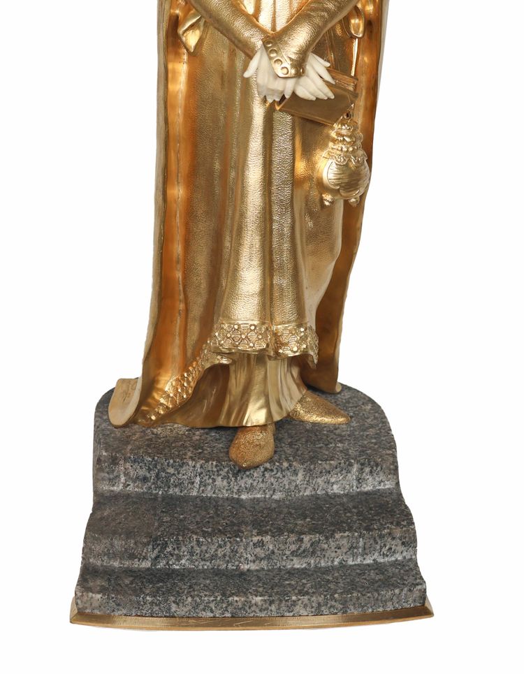 Art Deco period chryselephantine bronze Dominique ALONZO