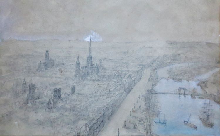 Rouen, Dessin XIXe siècle.