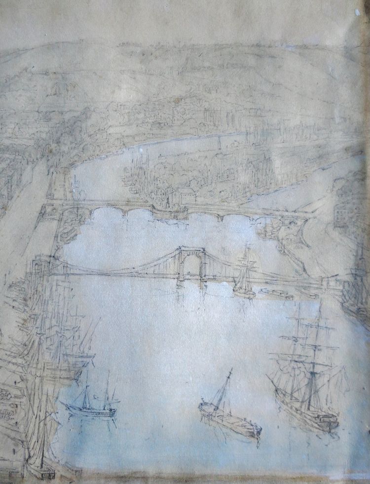 Rouen, Dessin XIXe siècle.