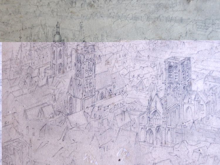 Rouen, Dessin XIXe siècle.