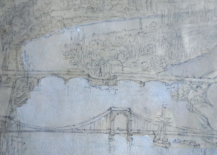 Rouen, Dessin XIXe siècle.