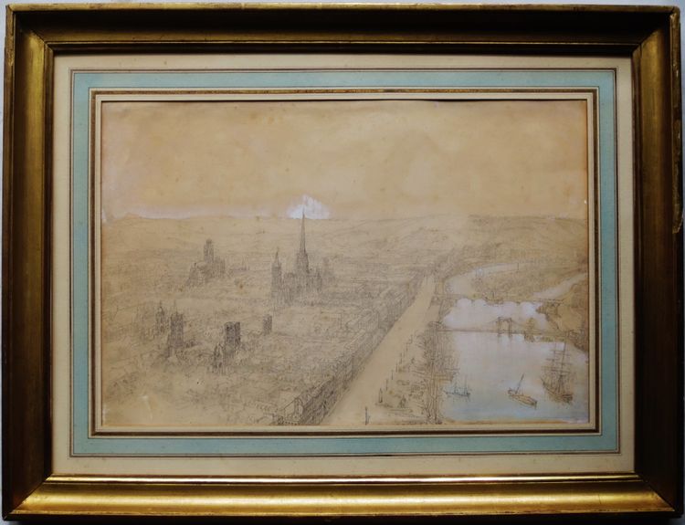 Rouen, Dessin XIXe siècle.