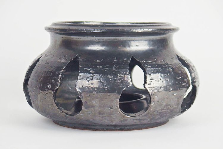Ceramic tealight holder by Jean Marais