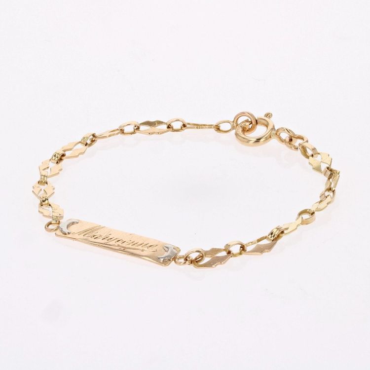 Maryvonne Antik-Gelbgold-Panzerkette
