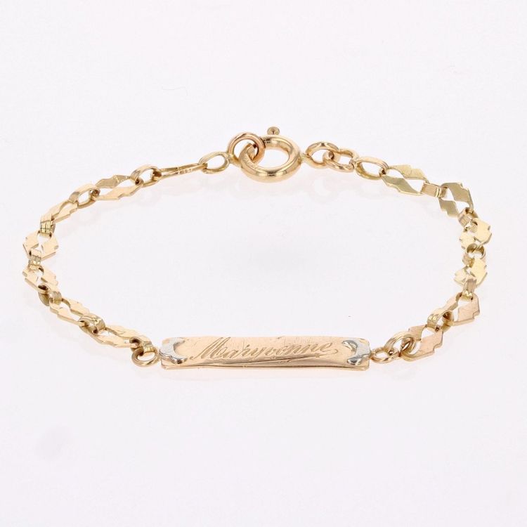 Maryvonne Antik-Gelbgold-Panzerkette