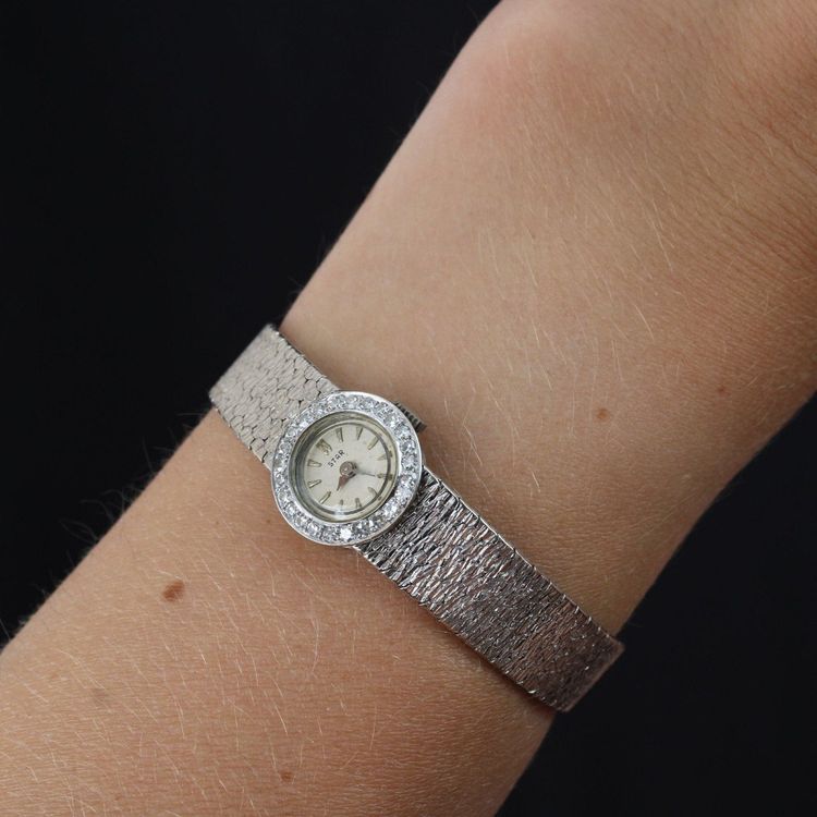 Lady Star White Gold Diamond Watch