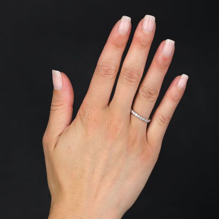 Alliance Or Blanc Diamants Occasion