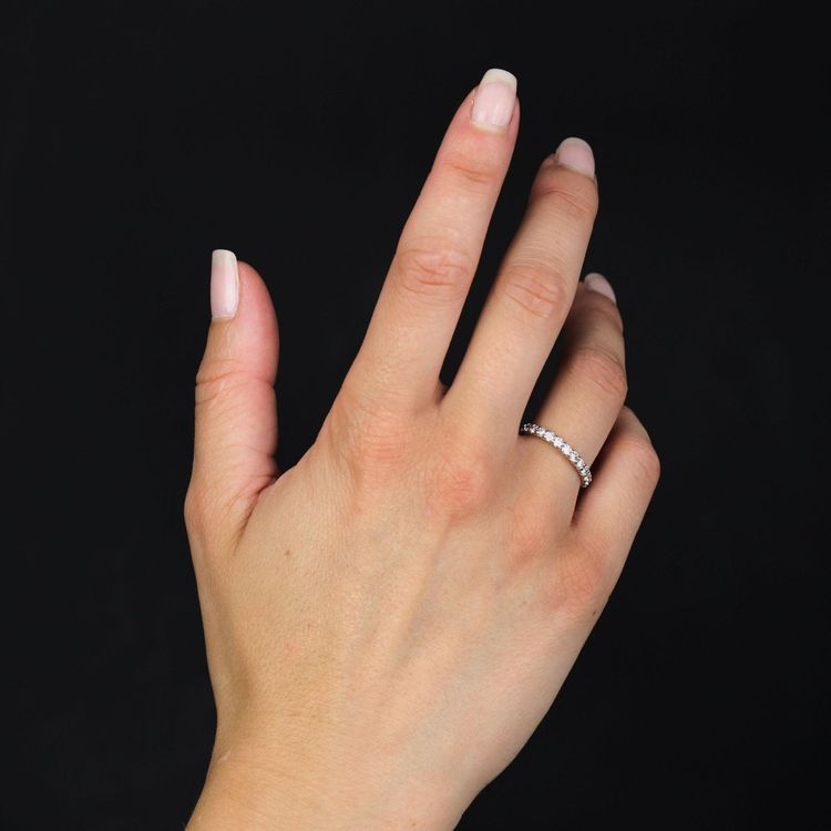 Alliance Or Blanc Diamants Occasion