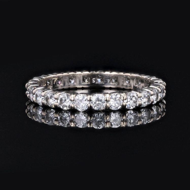 Alliance Or Blanc Diamants Occasion
