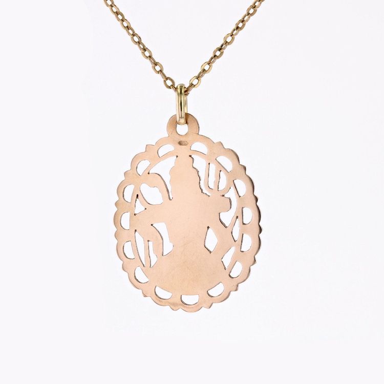 Pendentif Shiva Or Rose