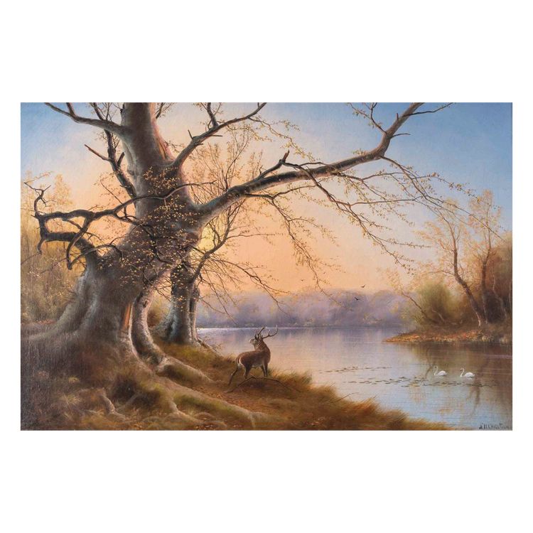 Nils Hans CHRISTIANSEN (1850-1922), La foresta