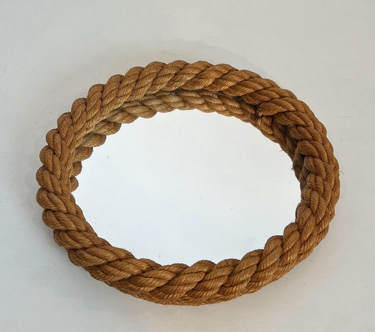 Round Rope Mirror By Audoux Minet