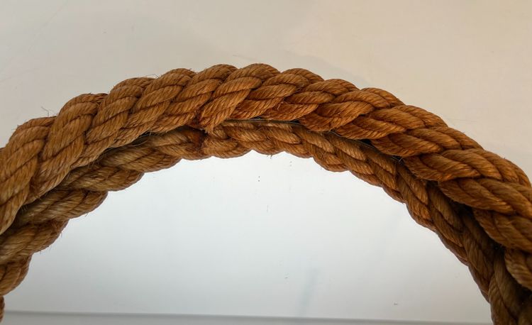 Round Rope Mirror By Audoux Minet