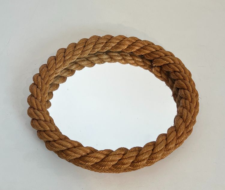 Round Rope Mirror By Audoux Minet