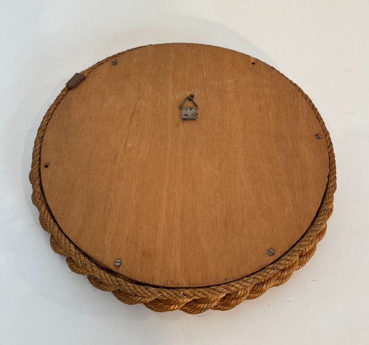 Round Rope Mirror By Audoux Minet